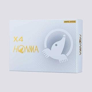 【HONMA 本間高爾夫】X4 4層球 BT1906(四盒組)