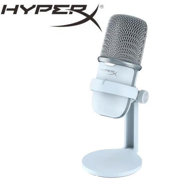 【HyperX】Solocast USB 麥克風-白色(519T2AA)