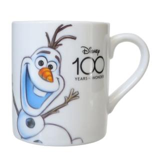 【SANGO 三鄉陶器】迪士尼100周年 冰雪奇緣 陶瓷馬克杯 295ml 百年慶典 雪寶(餐具雜貨)