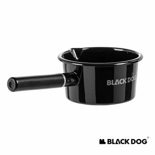 【Blackdog】戶外露營 櫸木單柄琺瑯牛奶鍋16cm YC010(台灣總代理公司貨)