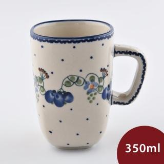 【波蘭陶】Manufaktura 陶瓷馬克杯 咖啡杯 水杯 茶杯 350ml 波蘭手工製(空谷幽蘭系列)