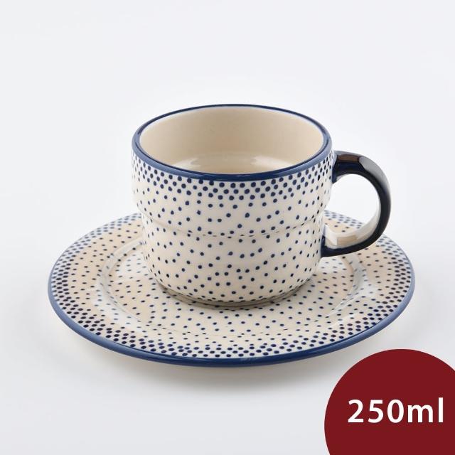【波蘭陶】Manufaktura  咖啡杯盤組 馬克杯 點心盤 250ml 波蘭手工製(純淨物語系列)