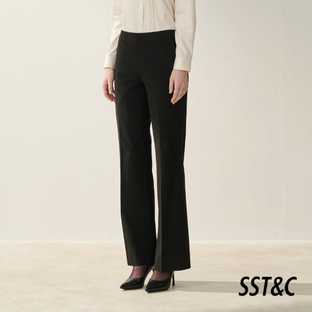 【SST&C 新品上市】黑色小直筒西裝褲7262308002
