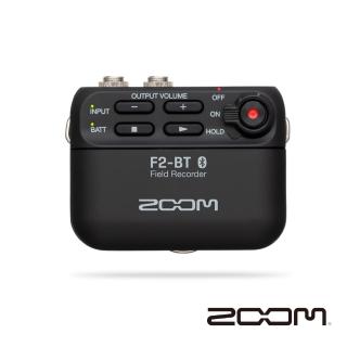 【ZOOM】F2-BT 微型錄音機+領夾麥克風組 黑/藍芽版(公司貨)