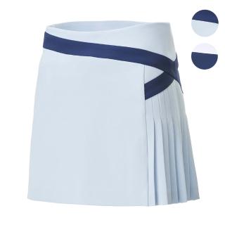 【HONMA 本間高爾夫】女款防潑水百褶裙 裙子下身(XS~L 天藍 深藍 HWJC902R617)