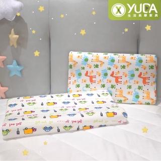 【YUDA 生活美學】100%純棉兒童記憶舒適枕/26*46cm/台灣製造