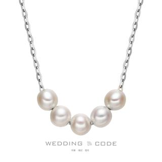 【WEDDING CODE】14K金 珍珠項鍊 單珠3.5mm(天然珍珠 FUN4購物節 現貨禮物)