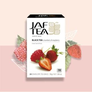 【JAF TEA】草莓覆盆子 20入/盒(果香紅茶保鮮茶包系列)