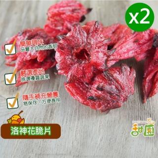 【甜園】洛神花脆片-50gx2包(洛神花、綜合蔬果、水果脆片、餅乾)