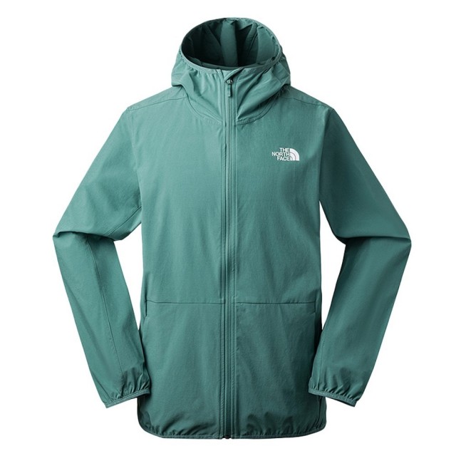 【The North Face】TNF 風衣外套 M NEW ZEPHYR WIND JACKET - AP 男 綠(NF0A7WCYI0F)