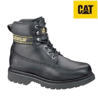 【CAT】HOLTON SRC 經典鋼頭鞋 簡約黑 男款(CA708026)