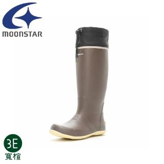 【MOONSTAR 月星】HI MSRLS雨靴《赤玉土》MSRLS04/露營園藝雨靴/農夫雨鞋/防水靴