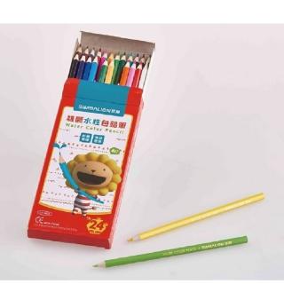 【SIMBALION 雄獅文具】CP402 24色紙盒水性色鉛筆 開學文具