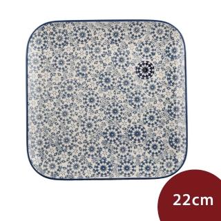 【波蘭陶】Manufaktura 正方形淺盤 陶瓷盤 菜盤 水果盤 22cm 波蘭手工製(悠然隨影系列)