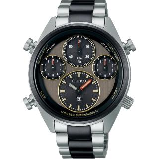 【SEIKO 精工】PROSPEX Speed Timer 40週年限量版 太陽能計時手錶-42mm 母親節 禮物(8A50-00C0N/SFJ005P1)