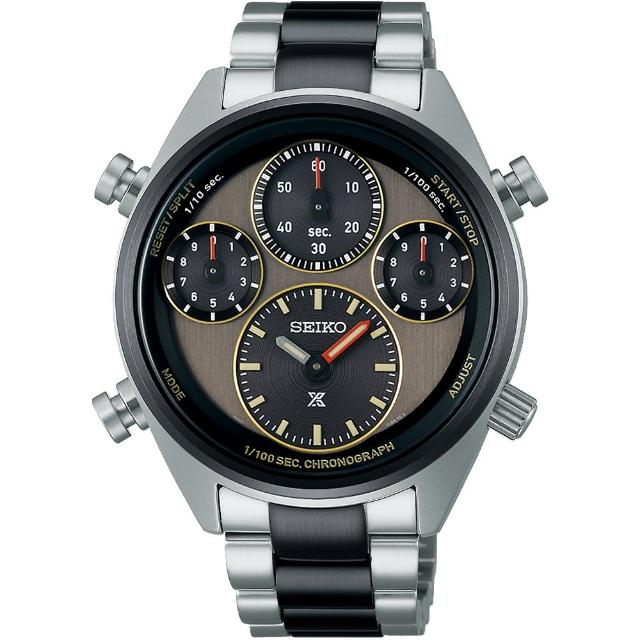 【SEIKO 精工】PROSPEX Speed Timer 40週年限量版 太陽能計時手錶-42mm 畢業 禮物(8A50-00C0N/SFJ005P1)