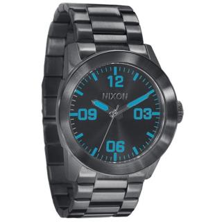 【NIXON 】The PRIVAE SS王者風範時尚運動腕錶(黑藍 NXA276624)