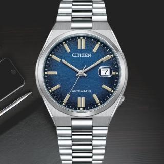 【CITIZEN 星辰】Mechanical 時尚機械腕錶 40.2mm(NJ0151-88L 漸層海洋藍)