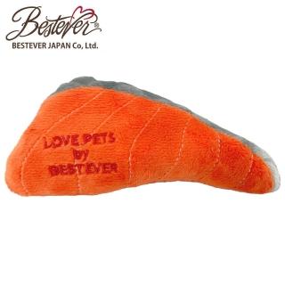 【DOCKY PET+】Bestever 鮭魚肉排寵物玩具(可愛造型玩具有兩種聲響)