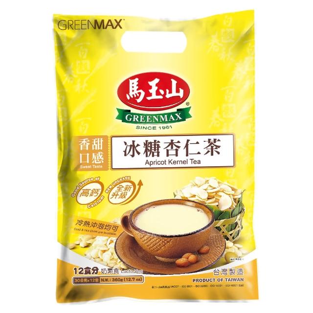 【馬玉山】冰糖杏仁茶(30gx12入/袋)