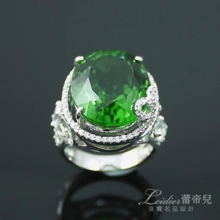 【蕾帝兒珠寶】時尚之星綠曜戒指