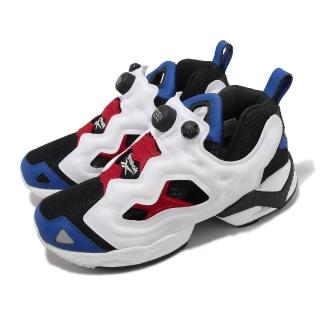 【REEBOK】休閒鞋 Instapump Fury 95 男鞋 白 黑 藍 紅 充氣科技 襪套 氣墊 緩震(100033183)