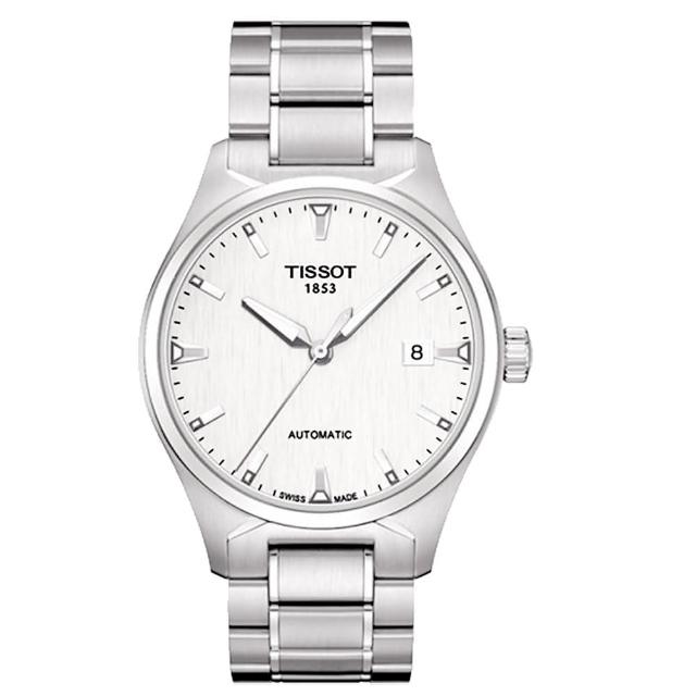 【TISSOT】T-Tempo 都會時尚機械錶-白 送行動電源(T0604071103100)