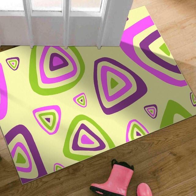 【范登伯格】比利時 奧瓦光澤絲質地毯-繽紛樂(70x120cm/共兩色)