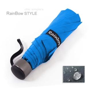 【RainSky】精工12角切割_潑水性晴雨傘/輕量-防風抗折設計折疊傘(晴空藍)