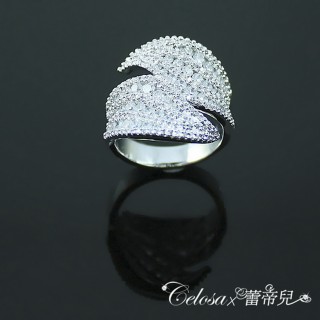 【Celosa珠寶】-雙耀晶鑽戒
