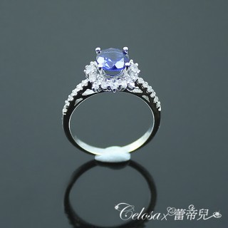 【Celosa珠寶】-簡耀藍寶戒指