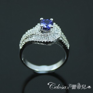 【Celosa珠寶】-時尚藍寶戒指