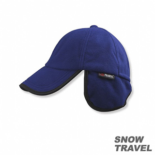 【SNOW TRAVEL】WINDBLOC防風保暖遮耳棒球帽(藍色)