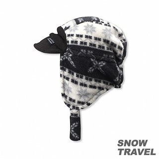【SNOW TRAVEL】PORELLE防水透氣雙面帽(黑色)