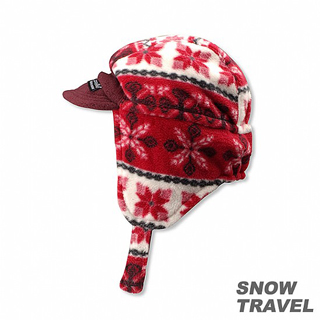 【SNOW TRAVEL】PORELLE防水透氣雙面帽(酒紅色)