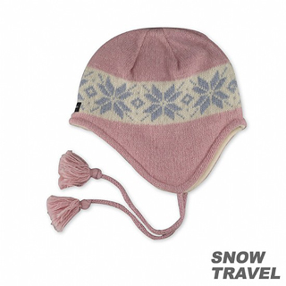 【SNOW TRAVEL】3M防風透氣保暖羊毛遮耳帽(粉紅)