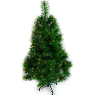 【摩達客】耶誕-4尺/4呎-120cm台灣製特級綠色松針葉聖誕樹-裸樹(不含飾品/不含燈/本島免運費)