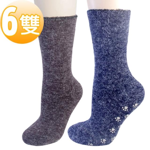 【賽凡絲】台製合成羊毛保暖中筒襪超值6雙組(中統襪 毛襪 保暖襪)