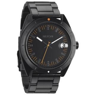 【NIXON】The ROVER SS 率性魅力時尚運動腕錶(鋼帶-螢光橘黑 NXA359577)