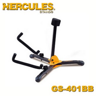 【Hercules海克力斯】迷你木吉他架附袋 公司貨(GS401BB)