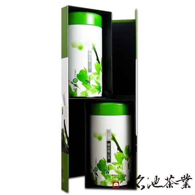【名池茶業】梨山高山茶手採茶葉禮盒-茶美學款150gx2罐