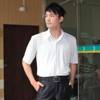 【JIA HUEI】短袖柔挺領 CoolBest II 修身剪裁涼感防皺襯衫(台灣製造-白色)