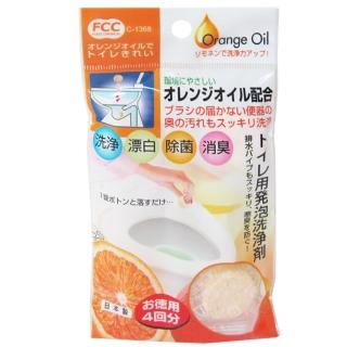 【日本製】橘子馬桶清潔碇-10g×4入-10包組
