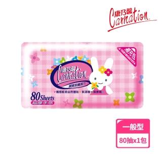【康乃馨】寶寶潔膚濕巾補充包80片(兔子；80片/包)