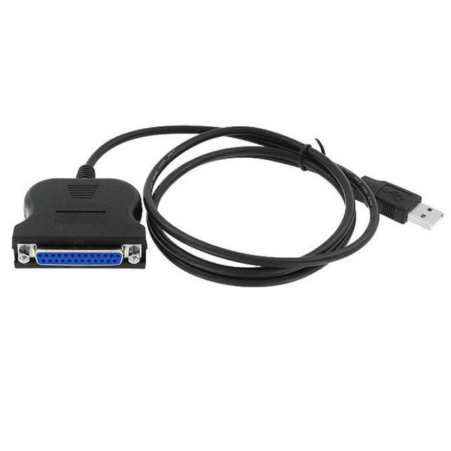 【Bravo-u】USB to 25-pin 母 標準印表機連接線(0.8米)