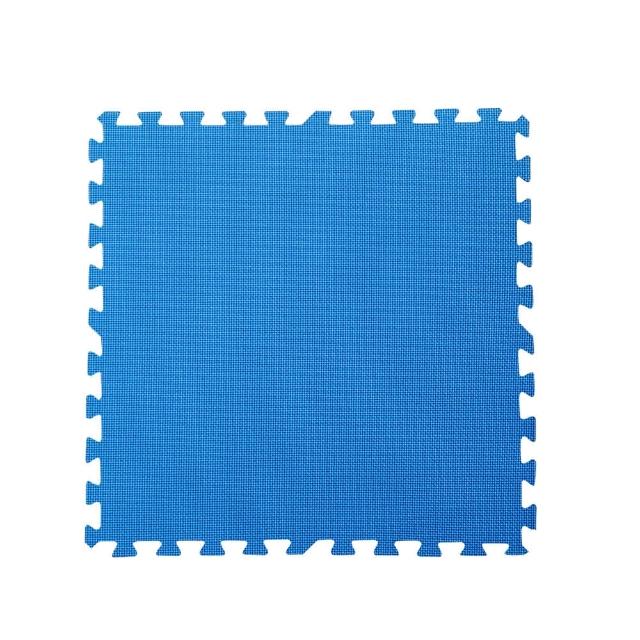 【新生活家】EVA運動安全地墊(藍色62x62x1.3cm12入)