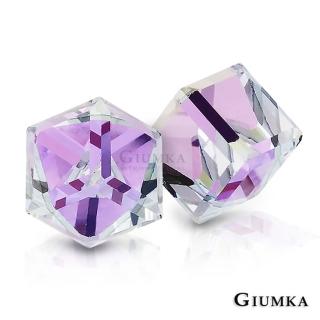 【GIUMKA】耳環．採用施華洛世奇元素水晶．魅力紫(情人節禮物．送禮)