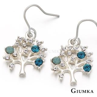 【GIUMKA】耳環．智慧之樹．耳勾式．銀色(新年禮物)