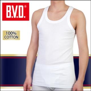【BVD】7件組100%純棉背心內衣(白M-XL)