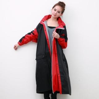 【OutPerform】勁馳率性連身式風雨衣(黑/紅)